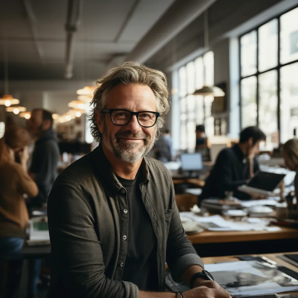 IT Spezialist bei der täglichen Arbeit